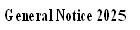 General Notice To The Membership 2025